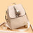 New Genuine Leather With Pendant High-value Female Student Travel Backpack