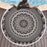 Round Printed Beach Towel Microfiber