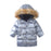 Autumn And Winter Children's Down Jacket Mid-length Big Fur Collar Thick Down Coat Glossy Winter Children's Clothing Wholesale