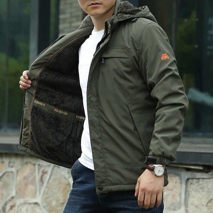 Chaqueta impermeable y transpirable para exteriores para hombre
