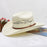 Waterproof Woven Hand-woven Western Knight Cowboy Hat Beach Sun-proof Outdoor