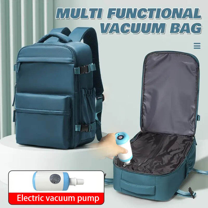 Female Minimalist Vacuum Compression Large Capacity Backpack