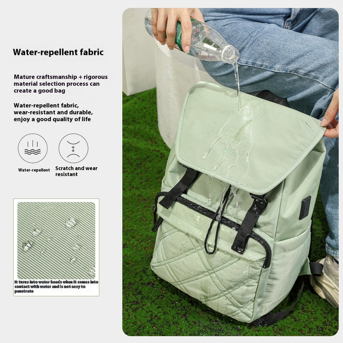 Mochila de viaje para colegiala, ligera y de gran capacidad.