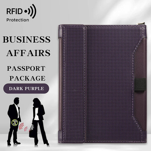 Anti-theft Swiping Stylish And Versatile Large Capacity Passport Case