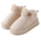 Ankle Wrap Cotton Slippers Thickened Couple Non-slip Warm Cotton Shoes