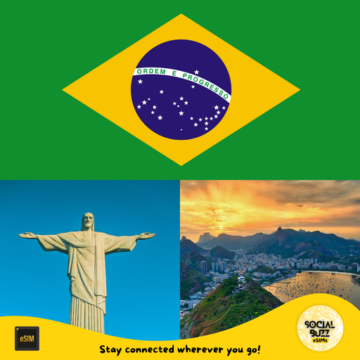 Plan de Datos Internet eSIM Brasil
