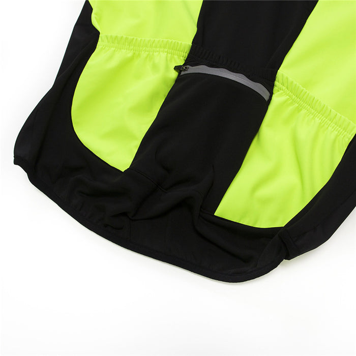 Veste de cyclisme en polaire thermique softshell