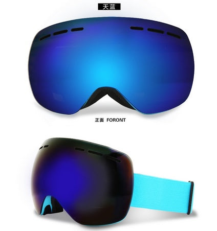 Masque de ski, masque de snowboard pour sports d'hiver avec protection UV et antibuée, pour hommes, femmes et jeunes, motoneige, ski et patinage