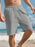 Short de sport à lacets multi-poches pour homme, pantalon de plage rayé