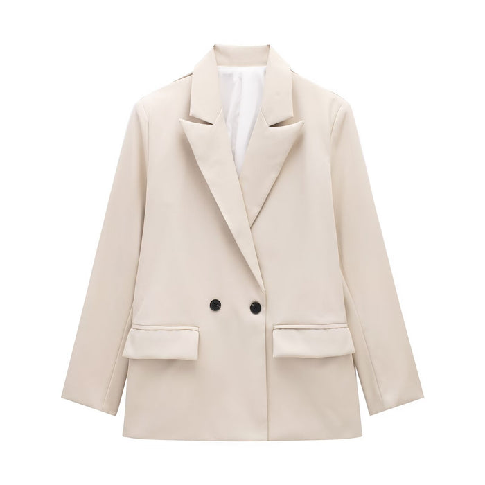 Blazer croisé décontracté d'été