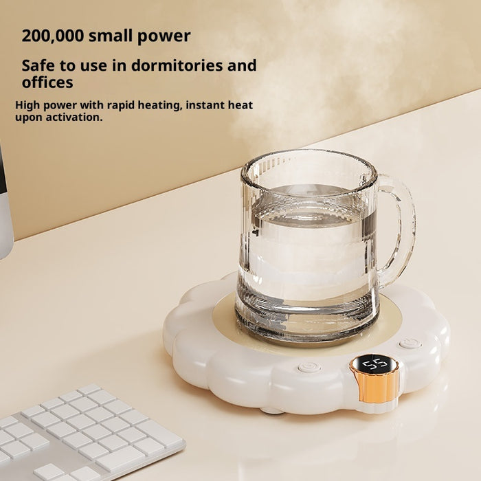 Posavasos térmico inteligente para escritorio con preservación del calor