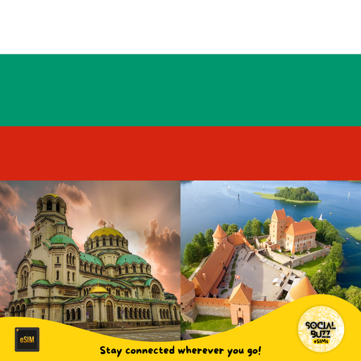 Plan de datos Internet eSIM de Bulgaria