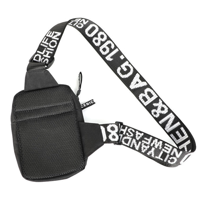 Men's Outdoor Travel Color Graffiti Shoulder Bag
