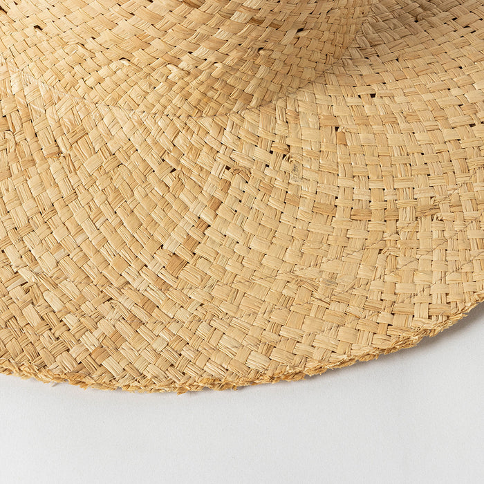 Spring And Summer Fashion Casual Simple Nude Double-layer Hand-knitted Raffia Big Brim Beach Sun Protection Straw Hat