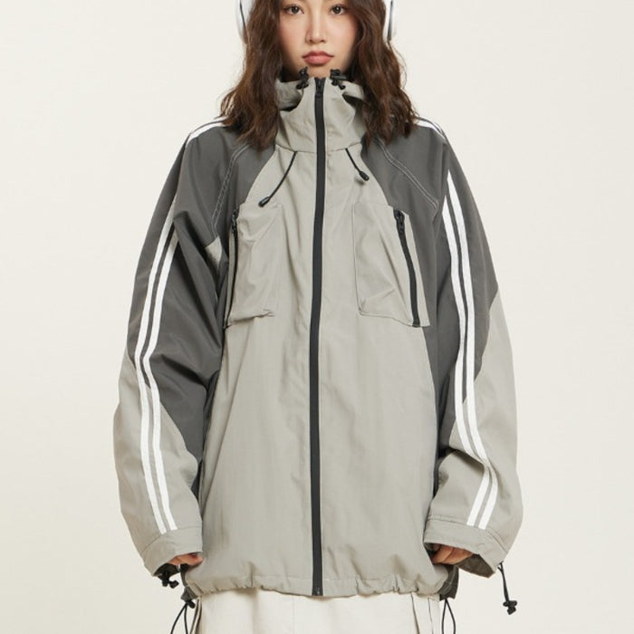 Waterproof Jacket Coat Female Stitching