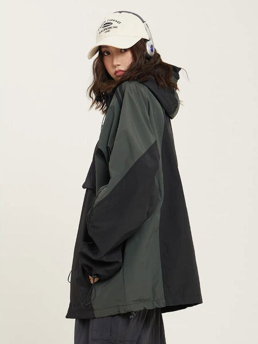 Waterproof Jacket Coat Female Stitching