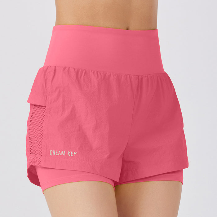 Pantalones cortos deportivos de verano, holgados, informales, transpirables y de secado rápido.