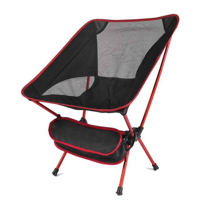 Silla plegable ultraligera de viaje, superdura, de alta capacidad, para acampar al aire libre, portátil, para playa, senderismo, picnic, herramientas de pesca, silla