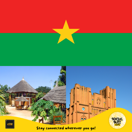 Plan de datos Internet eSIM de Burkina Faso