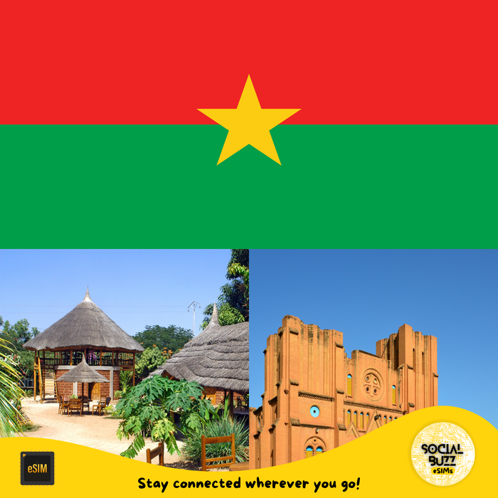 Plan de datos Internet eSIM de Burkina Faso