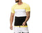 T-shirt à manches courtes assorti pour hommes, idéal pour les sports et loisirs de plein air