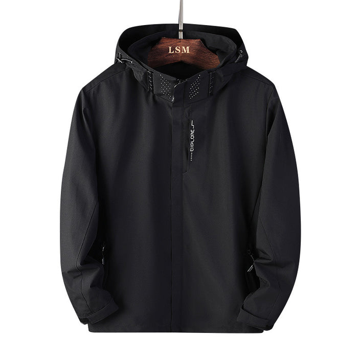 Chaqueta de asalto para hombre, impermeable, para deportes al aire libre, para montañismo, gabardina