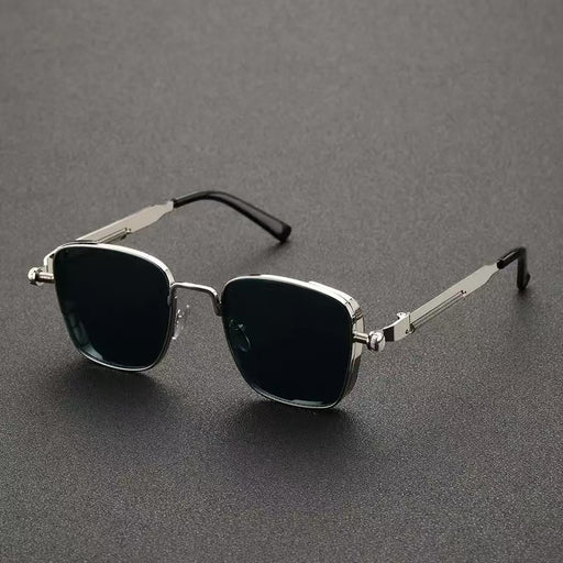 Men's Box Metal Retro UV Sun Glasses
