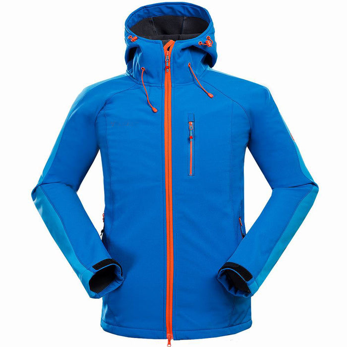 Nueva chaqueta de caparazón suave para hombre, de comercio exterior, para actividades al aire libre, montañismo, acampada, ropa deportiva de ocio, resistente al viento