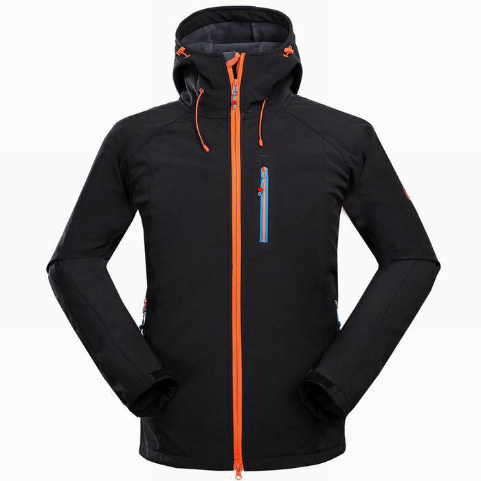Nueva chaqueta de caparazón suave para hombre, de comercio exterior, para actividades al aire libre, montañismo, acampada, ropa deportiva de ocio, resistente al viento