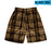 Men's Plaid Shorts Casual Beach Pants