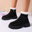 Insulated Cotton-padded Shoes Martin Boots Plus Size Thick Bottom Chunky Heel Bootie