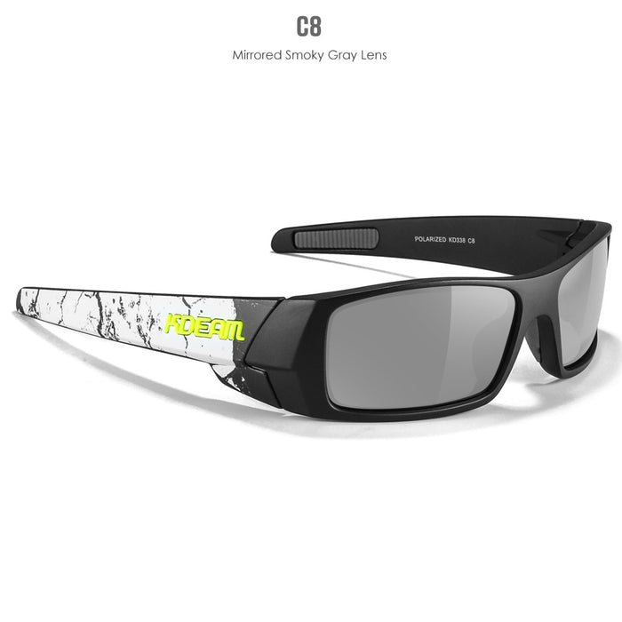 Nouvelles lunettes de soleil polarisées carrées pour sports de plein air, protection oculaire polyvalente, lunettes de soleil colorées