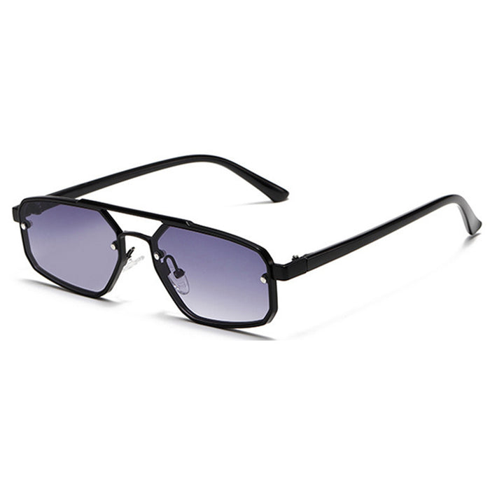 Women's Fashion Retro Small Frame Metal Sun Glasses