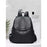 Women's Simple Travel Soft Leather Outdoor Backpack