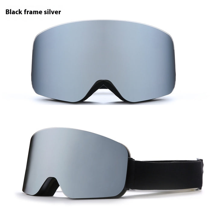 Lunettes de ski double couche antibuée pour la protection des yeux
