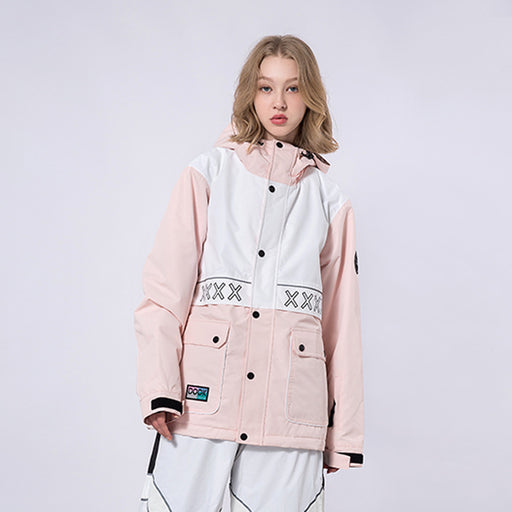 Waterproof And Warm Veneer Double-board Niche Professional Ski Jacket