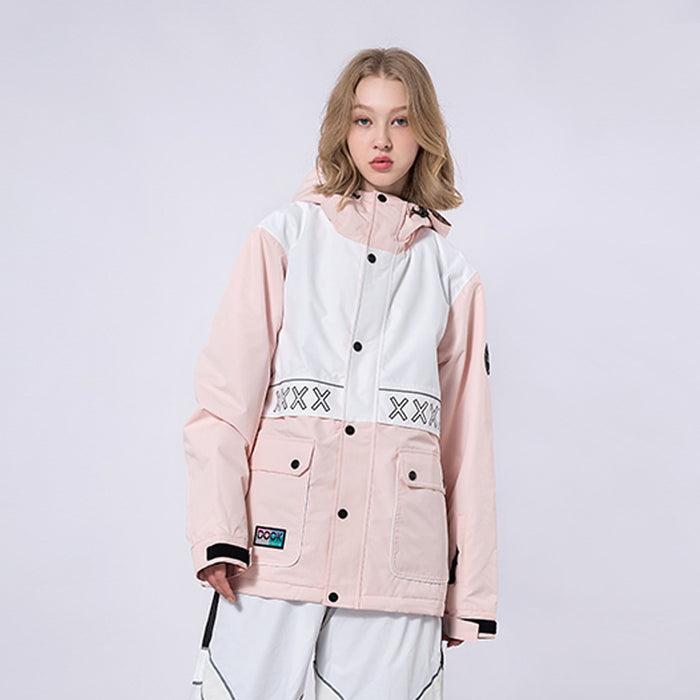 Waterproof And Warm Veneer Double-board Niche Professional Ski Jacket