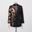 Elegant Womens Suit With 3D Floral Embroidery