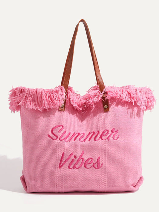 Gradient Color Women's Tote Beach Bag