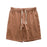 Loose Outer Wear Khaki Solid Color Casual Men's Shorts