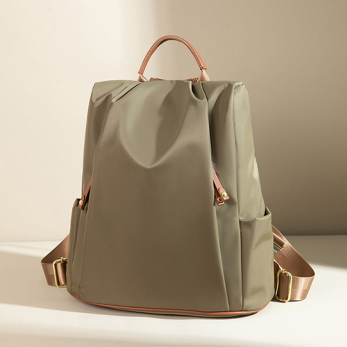 Fashion Commuter Contrast Color Travel Bag Large-capacity Backpack