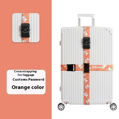Sangle de valise avec verrouillage par mot de passe pour chariot de voyage