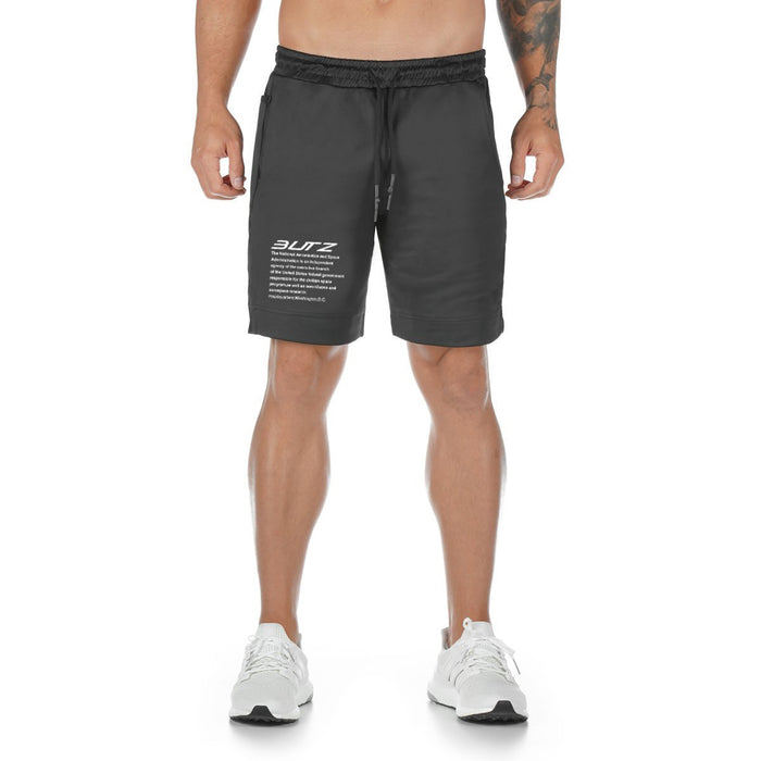 Nuevos pantalones cortos de fitness Muscle Workout Brothers para deportes de fitness, correr, transpirables, ajustados.