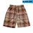 Men's Plaid Shorts Casual Beach Pants