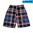 Men's Plaid Shorts Casual Beach Pants
