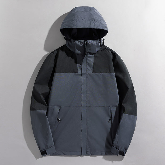 Men's High Waterproof Three-in-one Shell Jacket