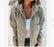 Corduroy Hooded Zip-up Jacket With Pockets Fashion Casual Drawstring Tops Outerwear Women's Clothing