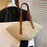 Beach straw hat woven handbag