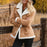 Manteau en fourrure pour femme, style rétro, avec poches, revers et boutons, collection automne et hiver