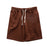 Loose Outer Wear Khaki Solid Color Casual Men's Shorts